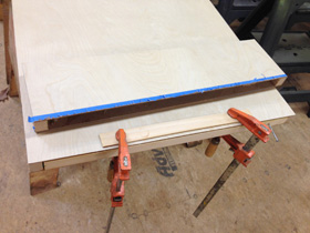 5. Cut and glue panels